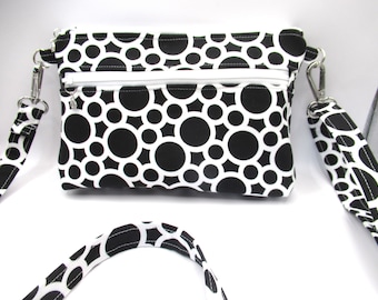 Small Crossbody Bag, Shoulder Purse, Crossbody Purse with Adjustable Strap, Fabric Purse, Small Purse, Small Crossbody Fabric Purse