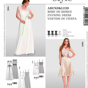 Burda Sewing Pattern 7294 Misses' Dress Shirt Size | Etsy