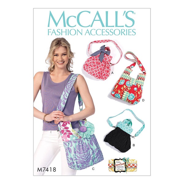 McCall's M7418 Misses Purses / Shoulder Bags Sewing Pattern / Uncut/FF
