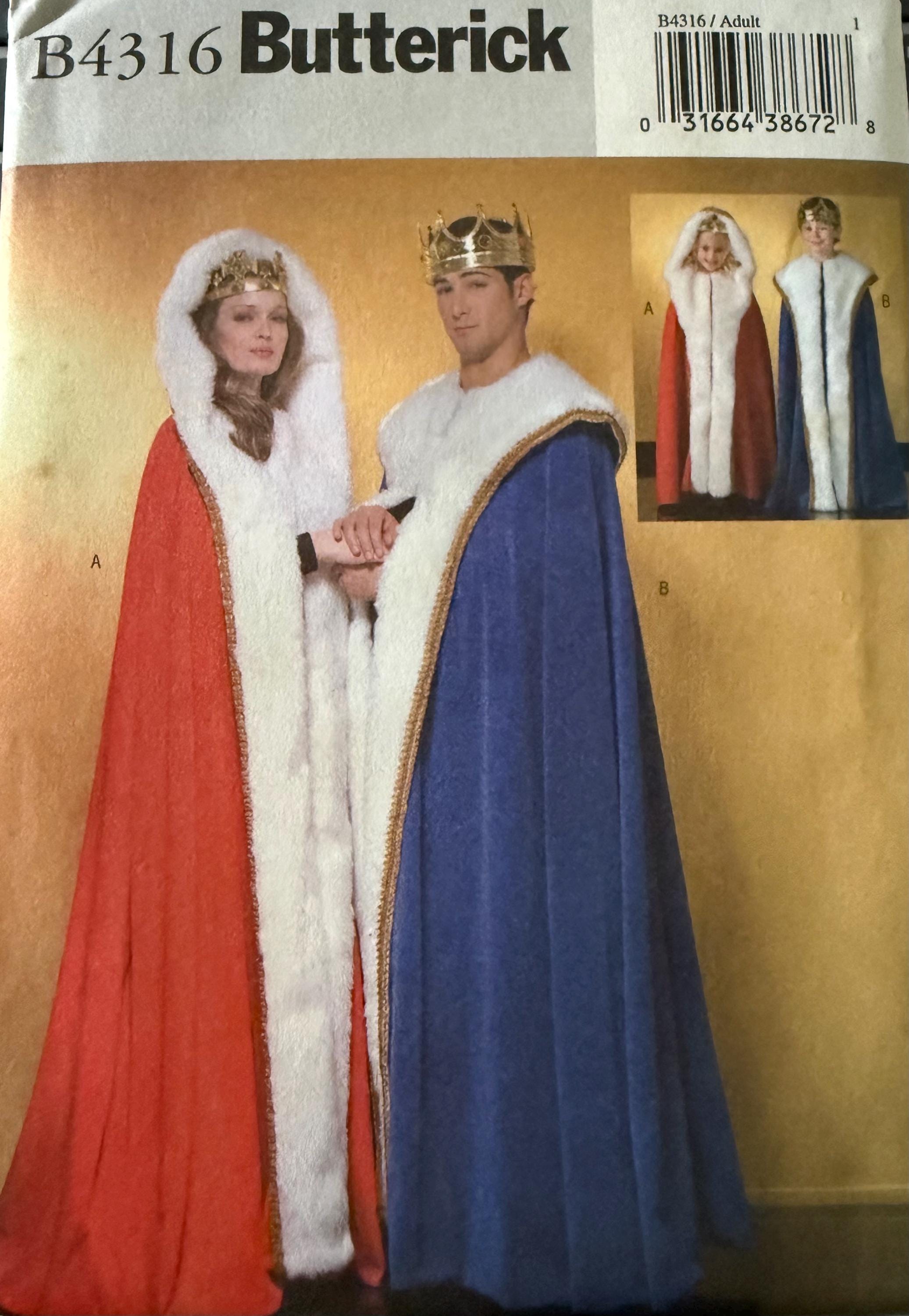 Butterick B4316 Sewing Pattern - Adult or Kids Lined Cloak/uncut, FF - Etsy