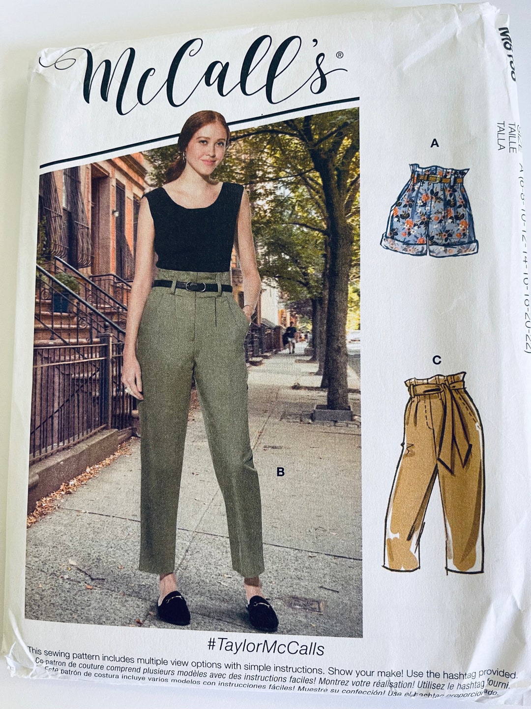Mccalls Sewing Pattern M8168 - Trousers - Pants - Shorts - Length ...