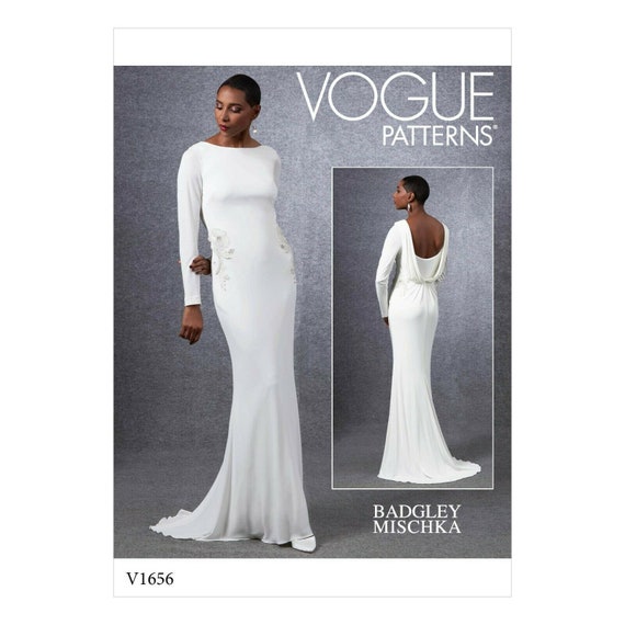 Vogue V1656 Sewing Pattern Misses Special Occasion Dress by