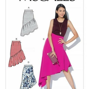 McCall&#39;s M7725 Size 6-14 or 14-22  Misses Skirts Sewing Pattern / UNCUT Factory Folded
