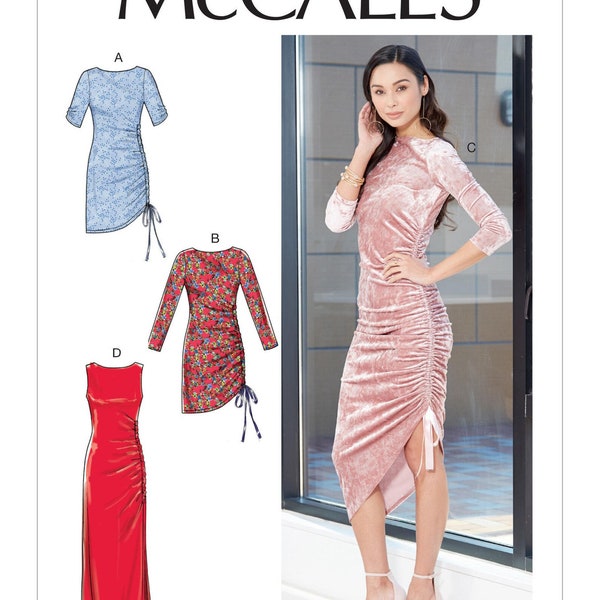 McCalls M7833 Misses Pullover Dresses Sewing Pattern / Uncut, FF