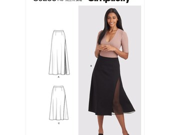 Simplicity S9238 Sewing pattern - Misses Skirts - Size 6-14 or 16-24/Uncut