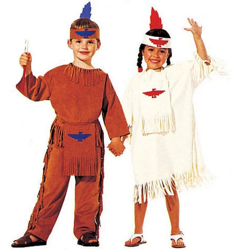 Mccall's M7226 Sewing Pattern - Children's' Western & Native American ...