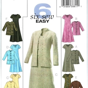 Butterick b4341 misses' misses' petite jacket and dress sewing pattern  size 10-16  / uncut ff