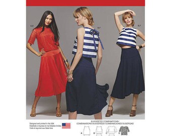 Simplicity 8128 - Misses 2 Piece Dress with Length Variations Sewing Pattern / Uncut FF