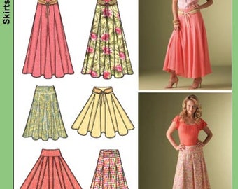 Simplicity 4188 Misses Pleated Full Skirt & Belt Lengths Opt Sewing Pattern  Size 8-18 or 16-24 / Uncut/FF