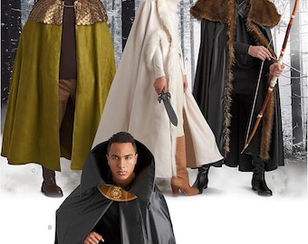 Simplicity Sewing Pattern R10721 H0203 / 8770 - Unisex Costume Capes, Size: OS (One Size)