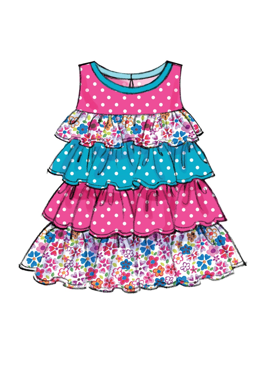 Mccall's M6270 Size 1-3 or 4-6 - Etsy