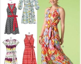 McCalls M7119 - Sewing Pattern - Misses Dresses - Size 6-14 or 14-22/Uncut