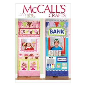 McCall's M7136 Doorway Bank and Bakery Play Shops Sewing Pattern  / Uncut FF