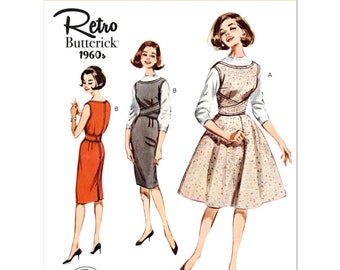 Butterick B6955 R11900 Misses Shallow Necked Jumper Sewing Pattern - Size 8-16 or 18-26/Uncut