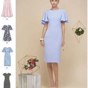 Simplicity S8292 Sewing Pattern - Misses&#39;/Miss Petite Dresses/Uncut