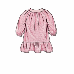 Simplicity S9460 Sewing Pattern Toddlers' Children's Dress Top Pants Sizes 1/2-8 /Uncut, FF image 6