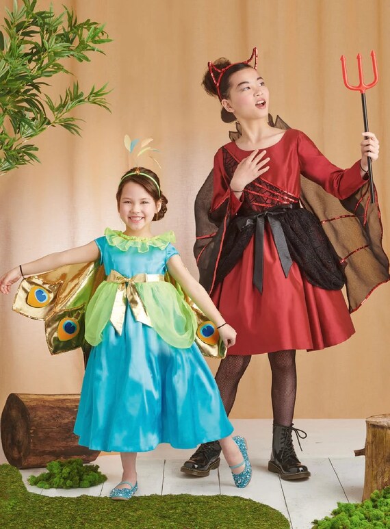 Simplicity Children's and Girls' Costumes by Andrea Schewe Designs R11921 /  S9841 - Size 3-6 or 7-14 - Etsy