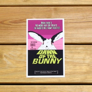 Dawn Of The Bunny Glossy Mini Movie Poster Print 6 X 9