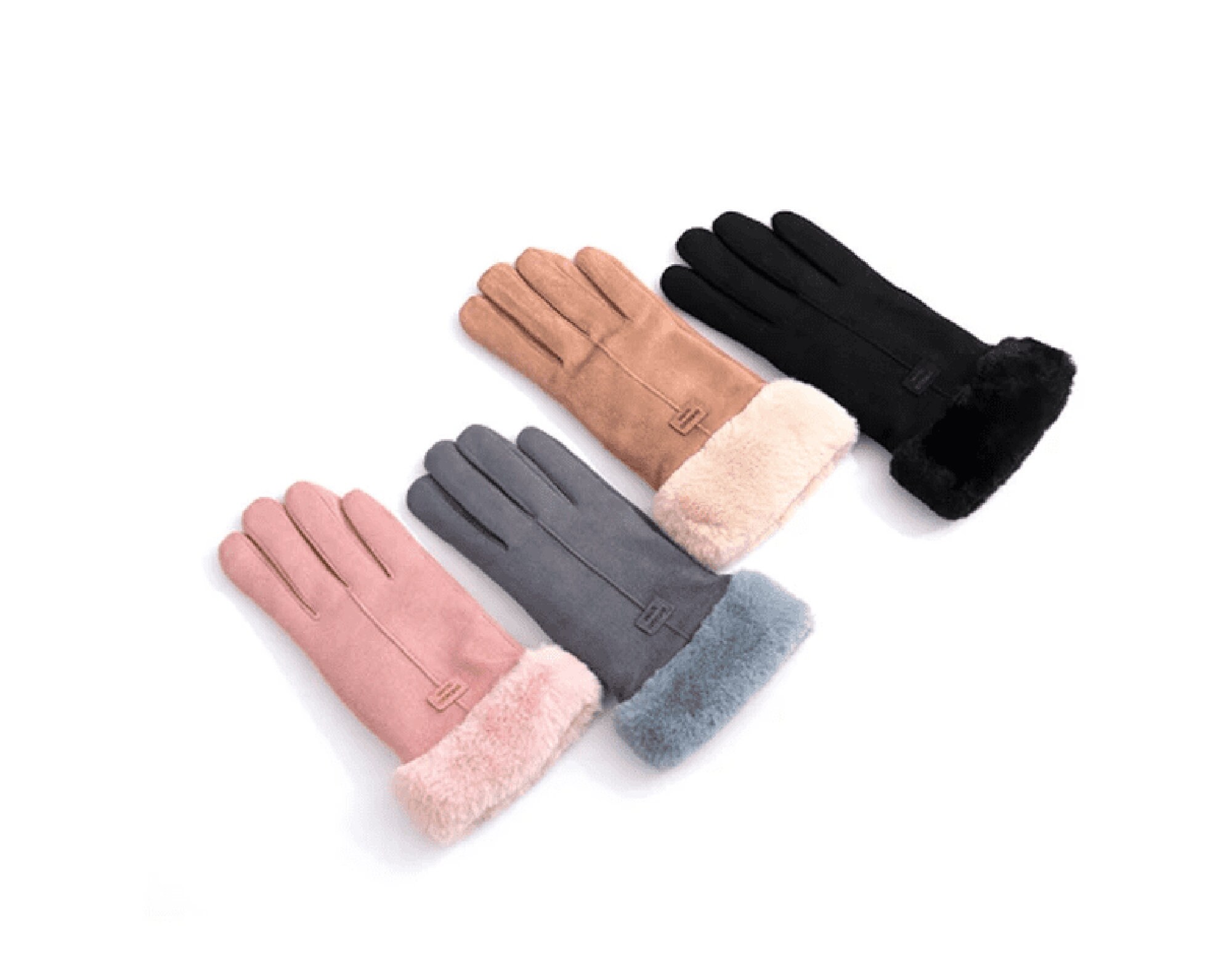 V Vincenza Windproof Sherpa Lined Winter Hand Gloves for Women - Etsy Sweden