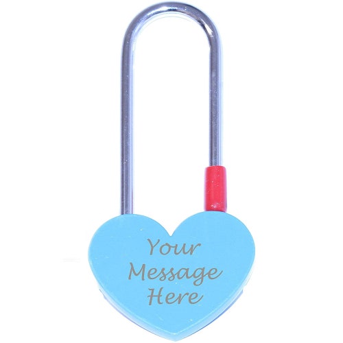 Personalised Padlock Wedding Annivesary Gift Present Love Lock Etsy