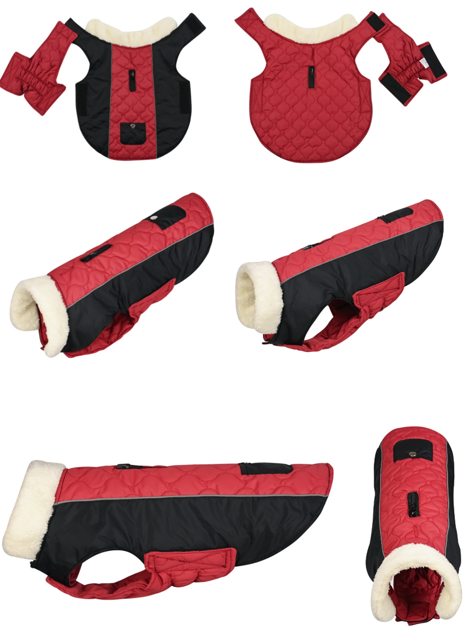 Waterproof Universal Dog Coat Warm Cotton Puppy Jacket With Etsy UK