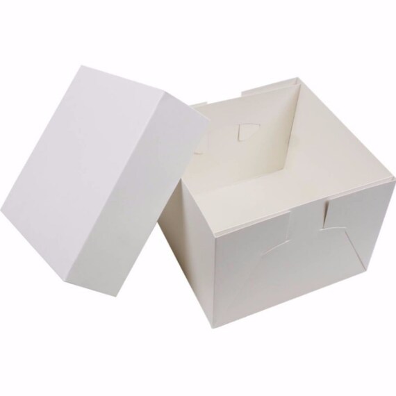 10 Inch Cake Box Bakery Box White Cake Boxes With Lids Etsy UK