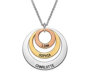 Name Necklace Silver - Etsy UK