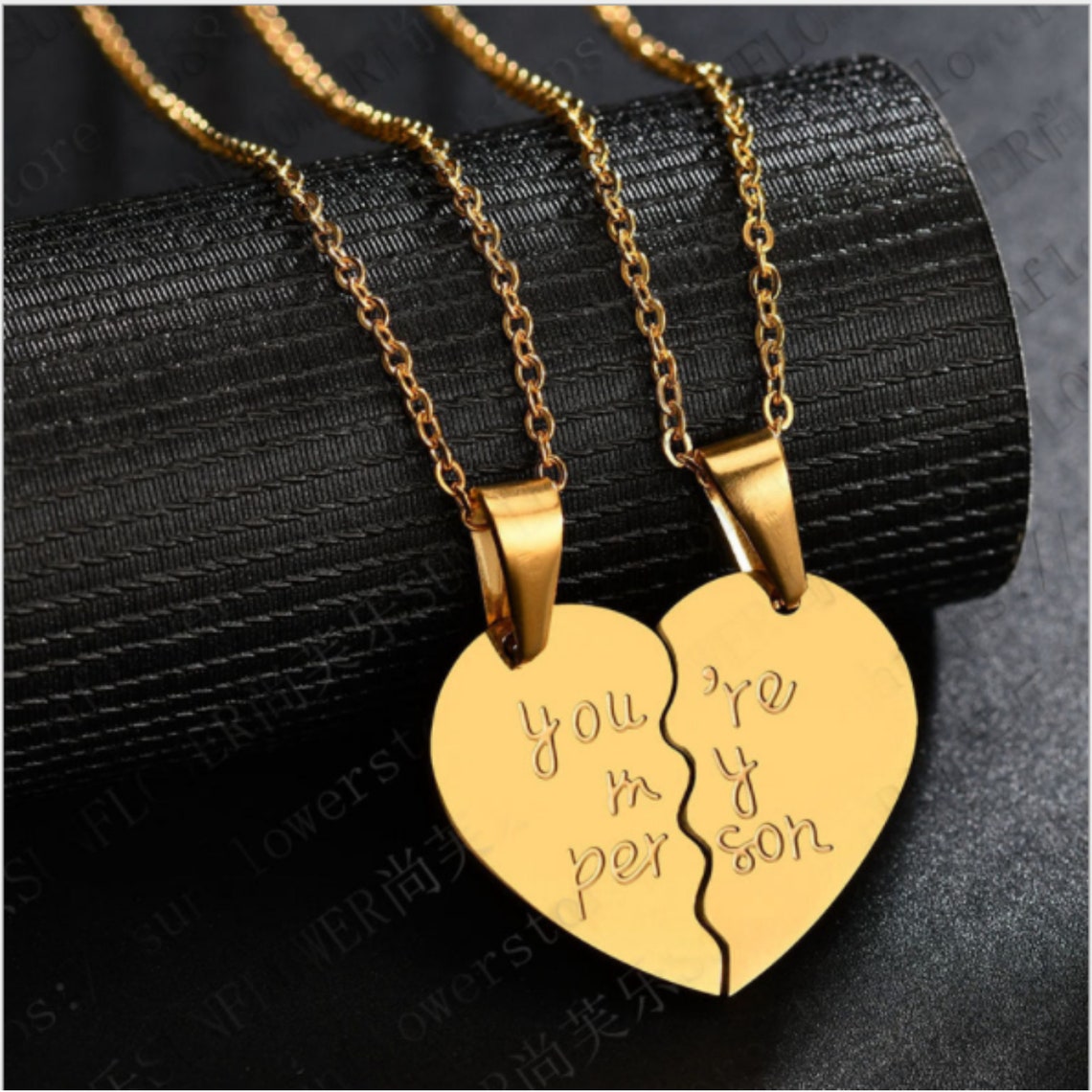 Half Heart Necklace You