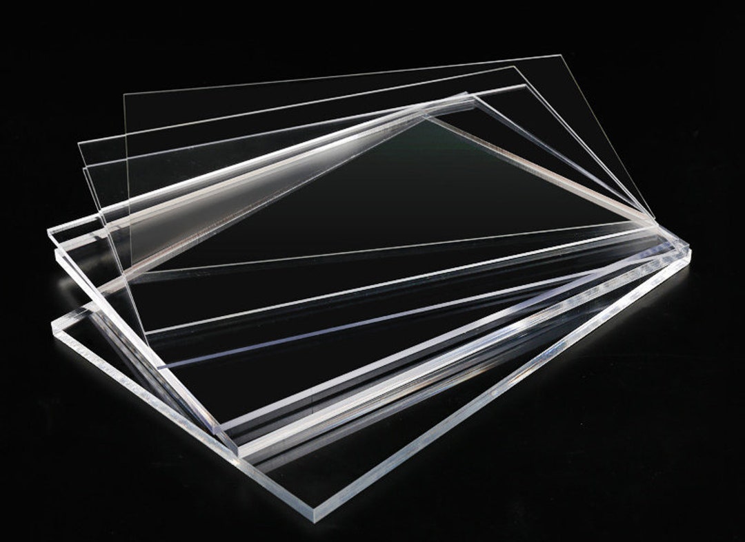 3mm Clear Acrylic Sheet Cut to Size A1, A2, A3, A4, A5, A6 Various Sizes  Available 