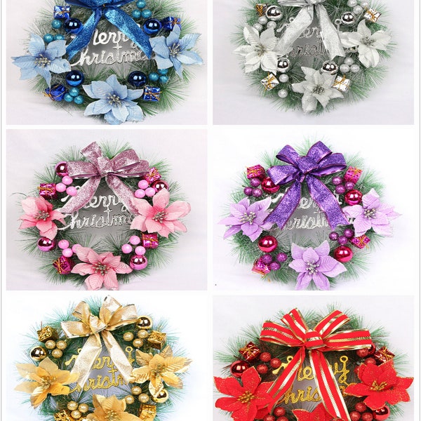 Christmas Wreaths for Front Door Etsy UK