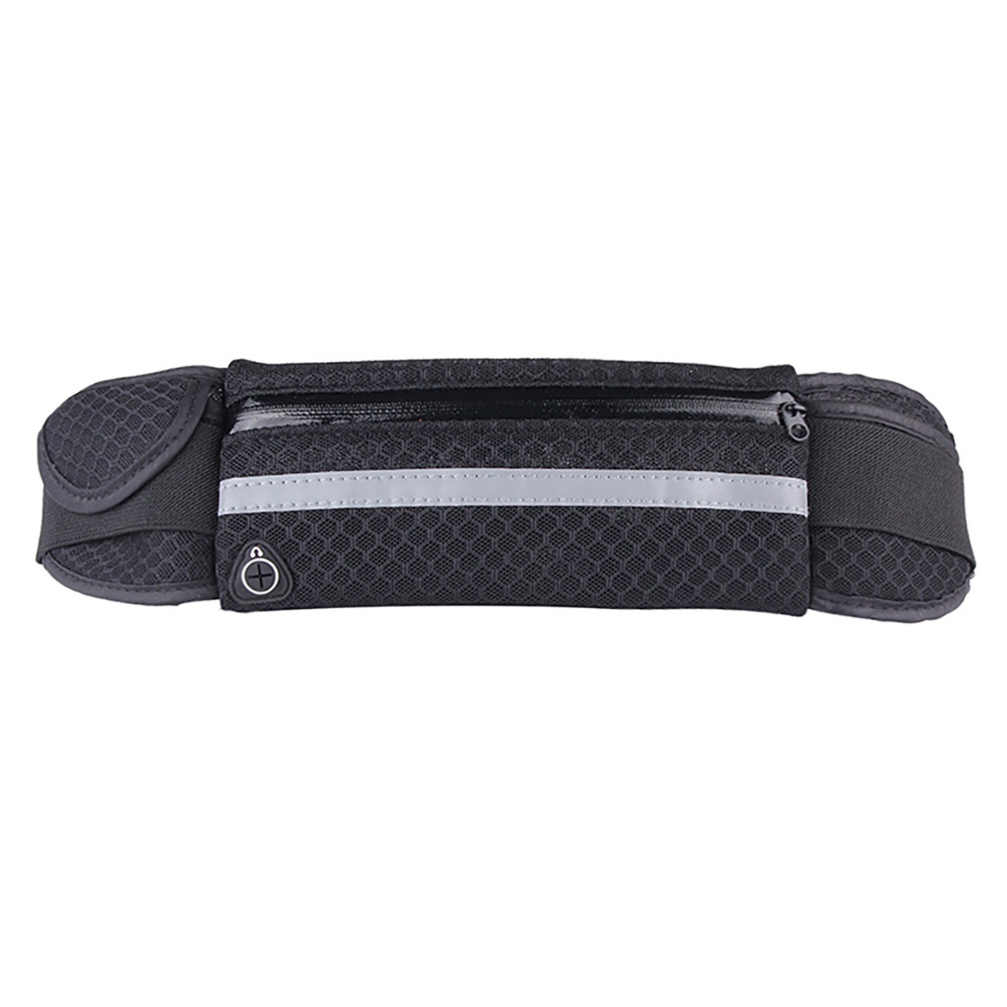 Black, One Size Pander Neoprene Fanny Pack 3 Pockets Waist Bag for Men & Women Fashion Water Resistant Hip Bum Bag with Adjustable Belt for Running Travel Hiking Workout Sportss 