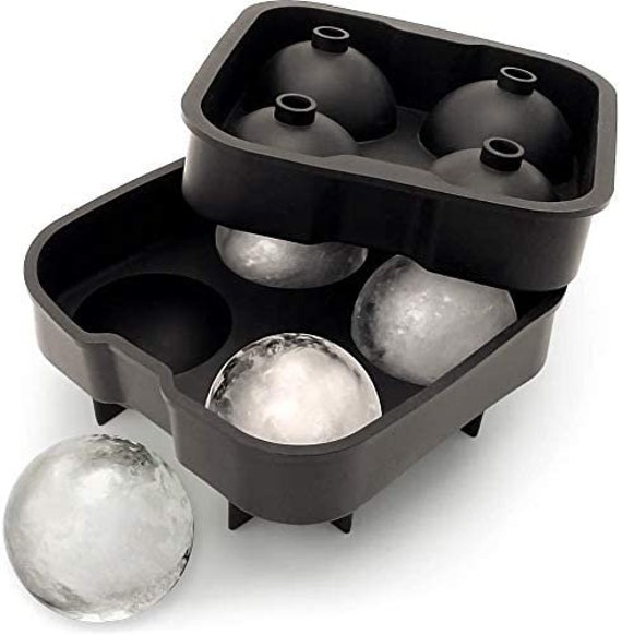 Stampo per palline di ghiaccio, stampo per ghiaccio in silicone, creatore  di palline di ghiaccio, vassoio