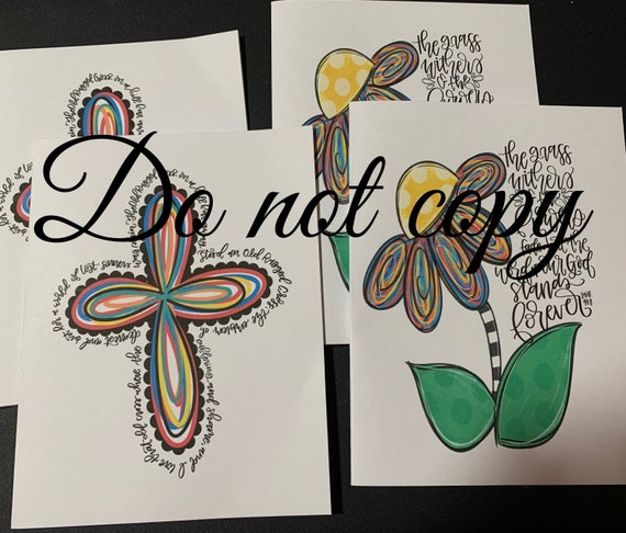 Blank Christian greeting cards | Etsy