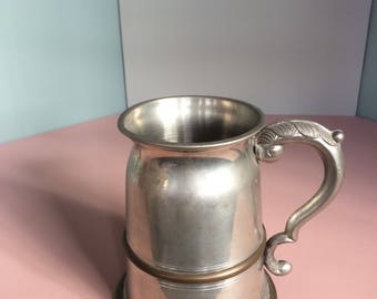 Beer Tankard with glass bottom