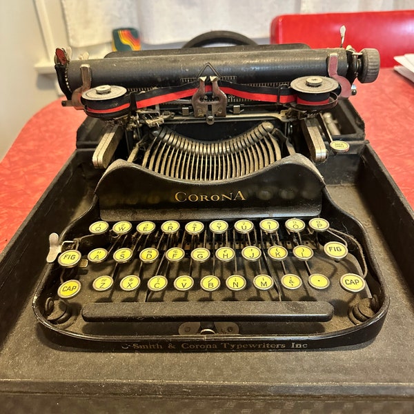Manual Portable Corona Typewriter