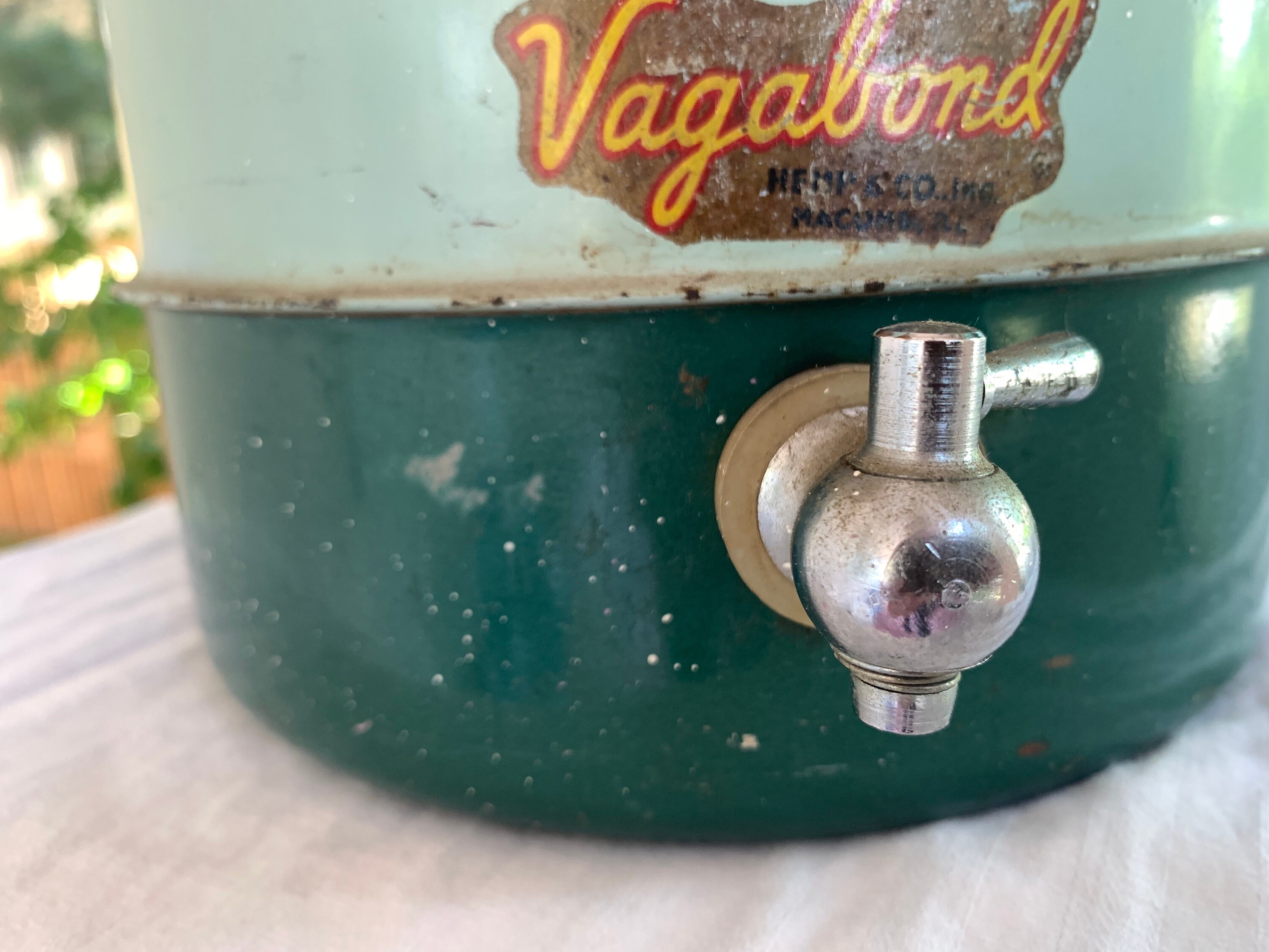 Vagabond Vintage Green Water Cooler/thermos Etsy