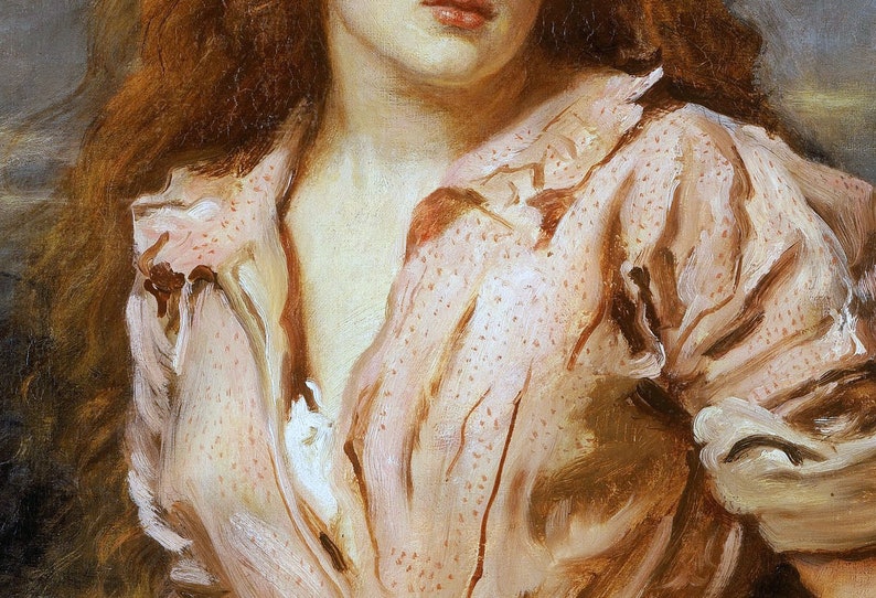 The Martyr of the Solway 1871 John Everett Millais Etsy