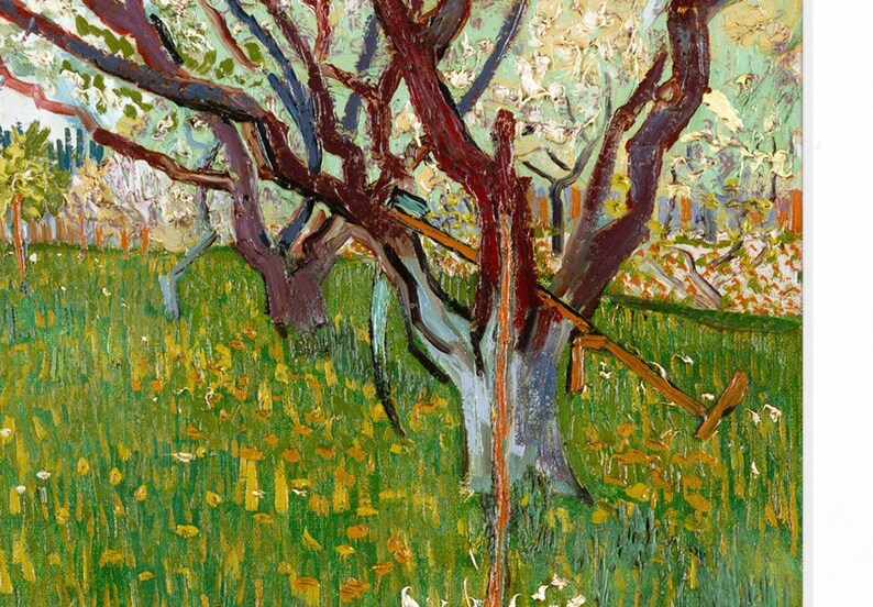 Vincent van Gogh The Flowering Orchard 1888 Etsy