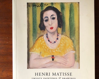 Henri Matisse art catalogues vintage/ two books