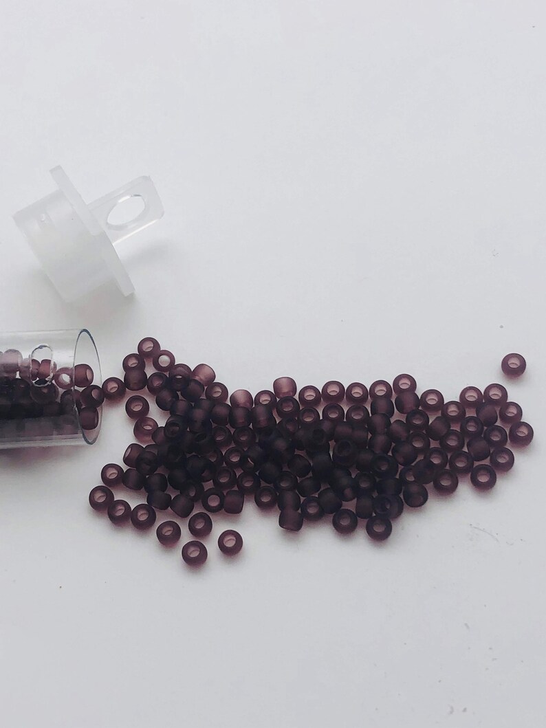 Toho Seed Bead #6BF-Transparent Frosted Medium Amethyst-80-20gr