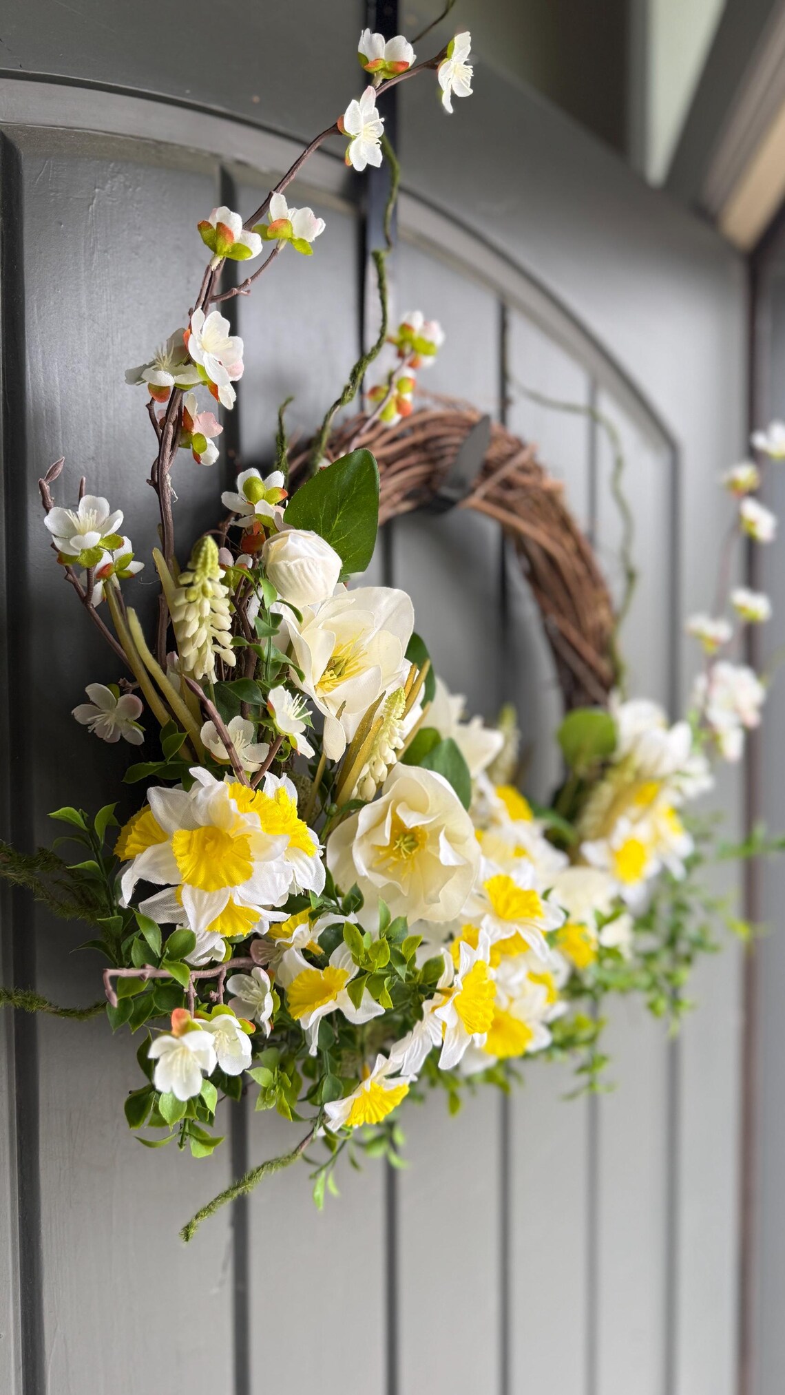 Artificial Muscari Pick, Faux Spring Florals, Realistic Flowers for ...