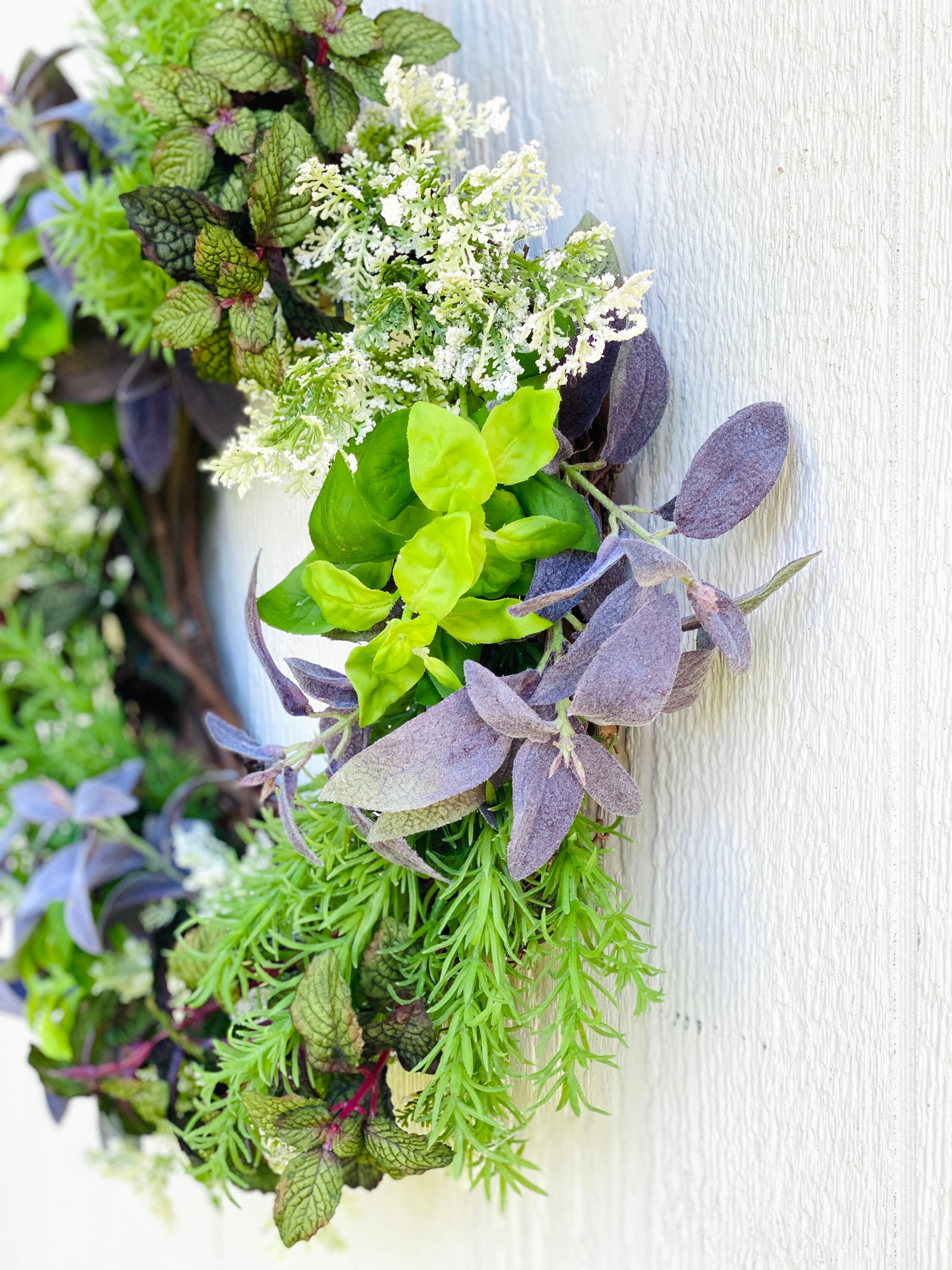 Summer Herb Wreath Artificial Herb Wreath Herb Wreath for Etsy