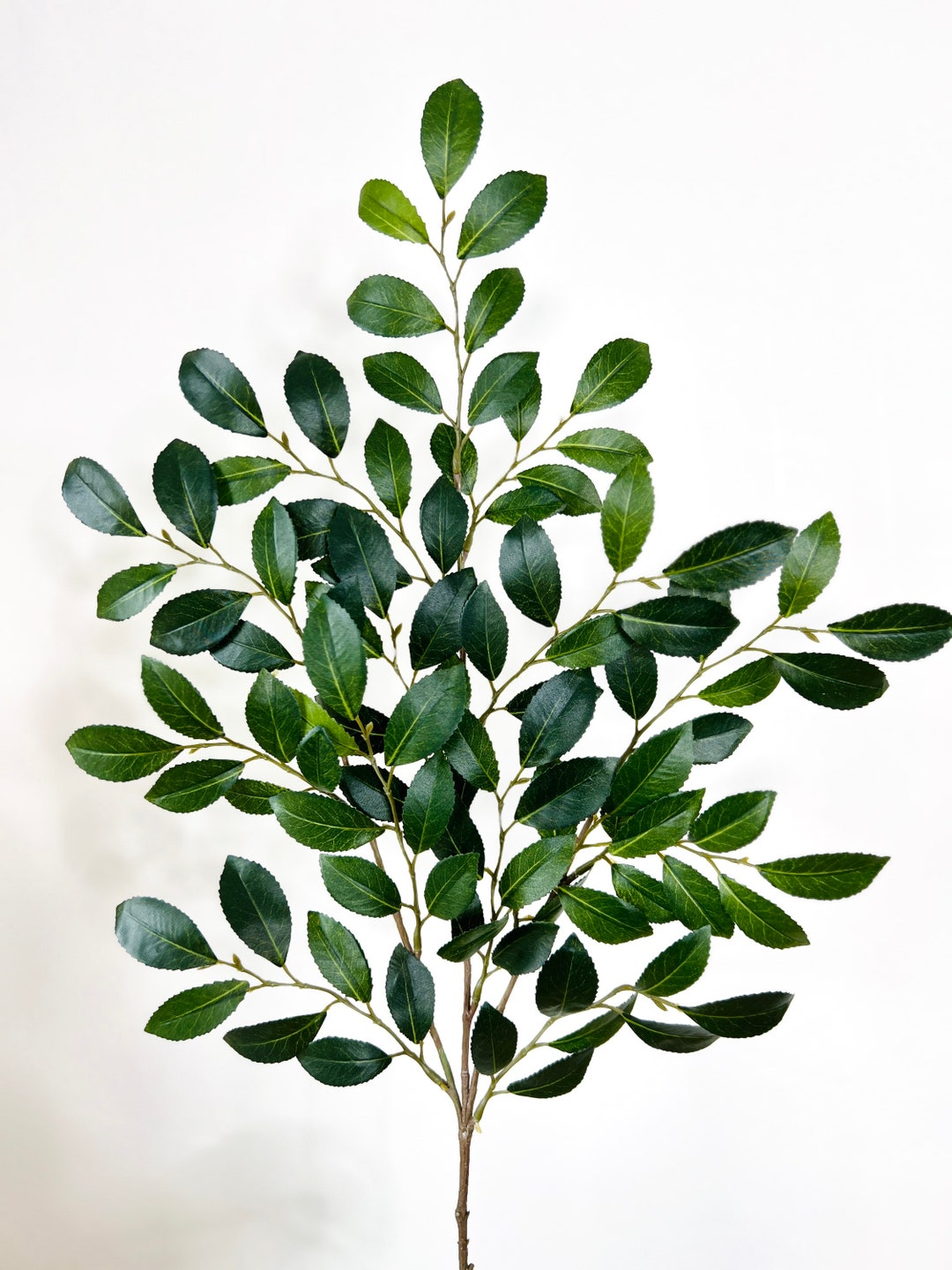 26 Green Ruscus Spray, Artificial Greenery Stem for Wreath Making or