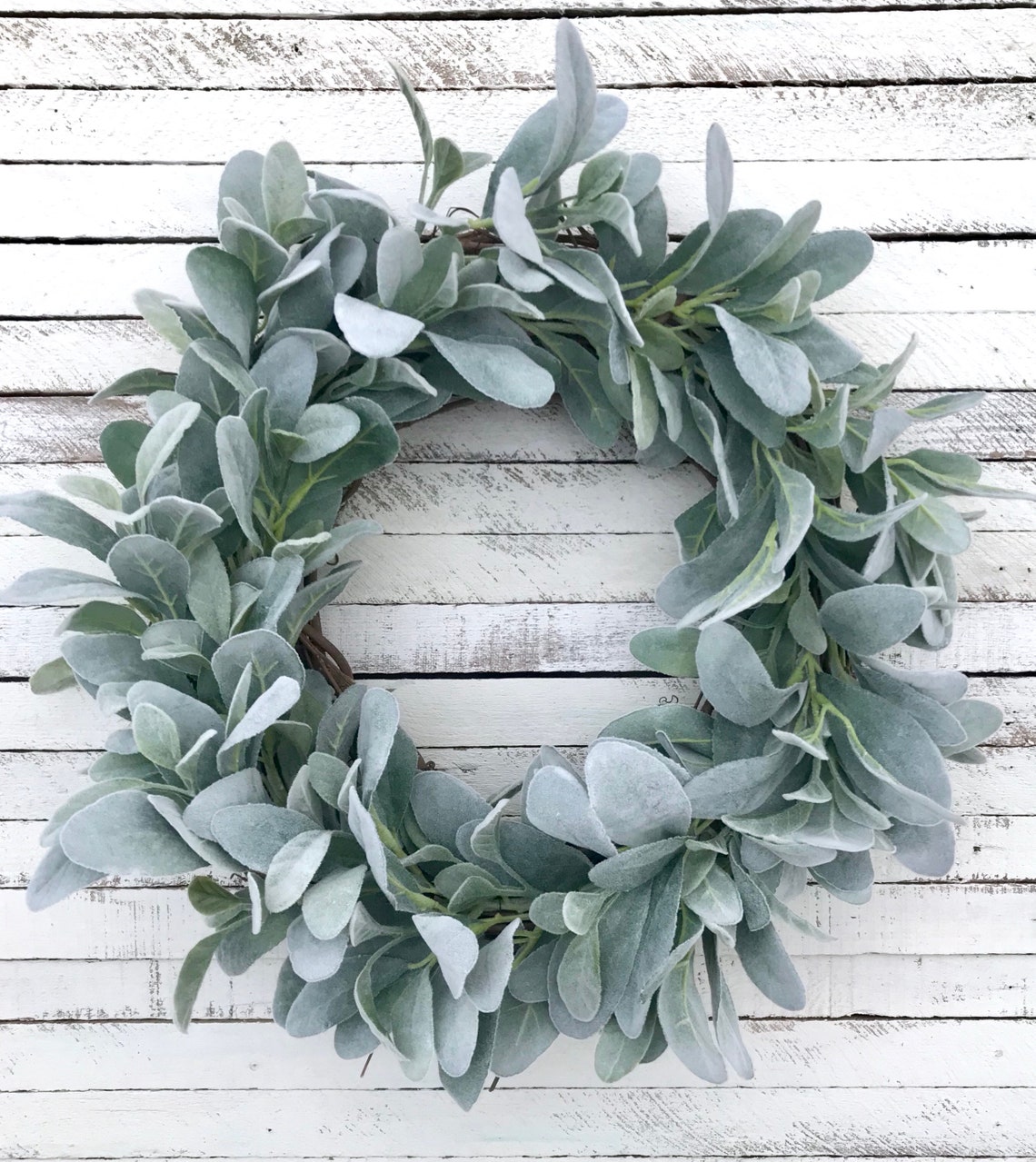 Lamb's Ear Wreath Tutorial How to Make a Lamb's Ear Etsy