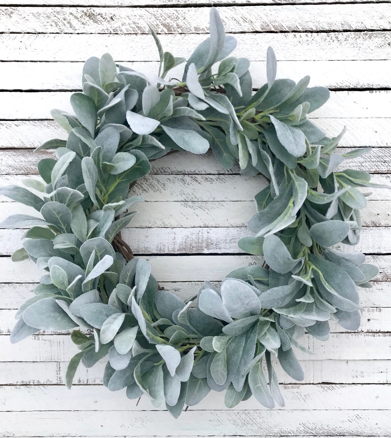 Lamb's Ear Wreath Tutorial How to Make a Lamb's Ear Etsy