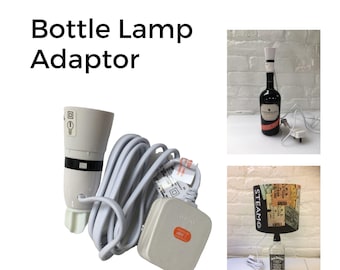 Bottle Lamp Adaptor: No Drill, Easy Install