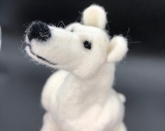 Needle Felting Polar Bear Craft Kit
