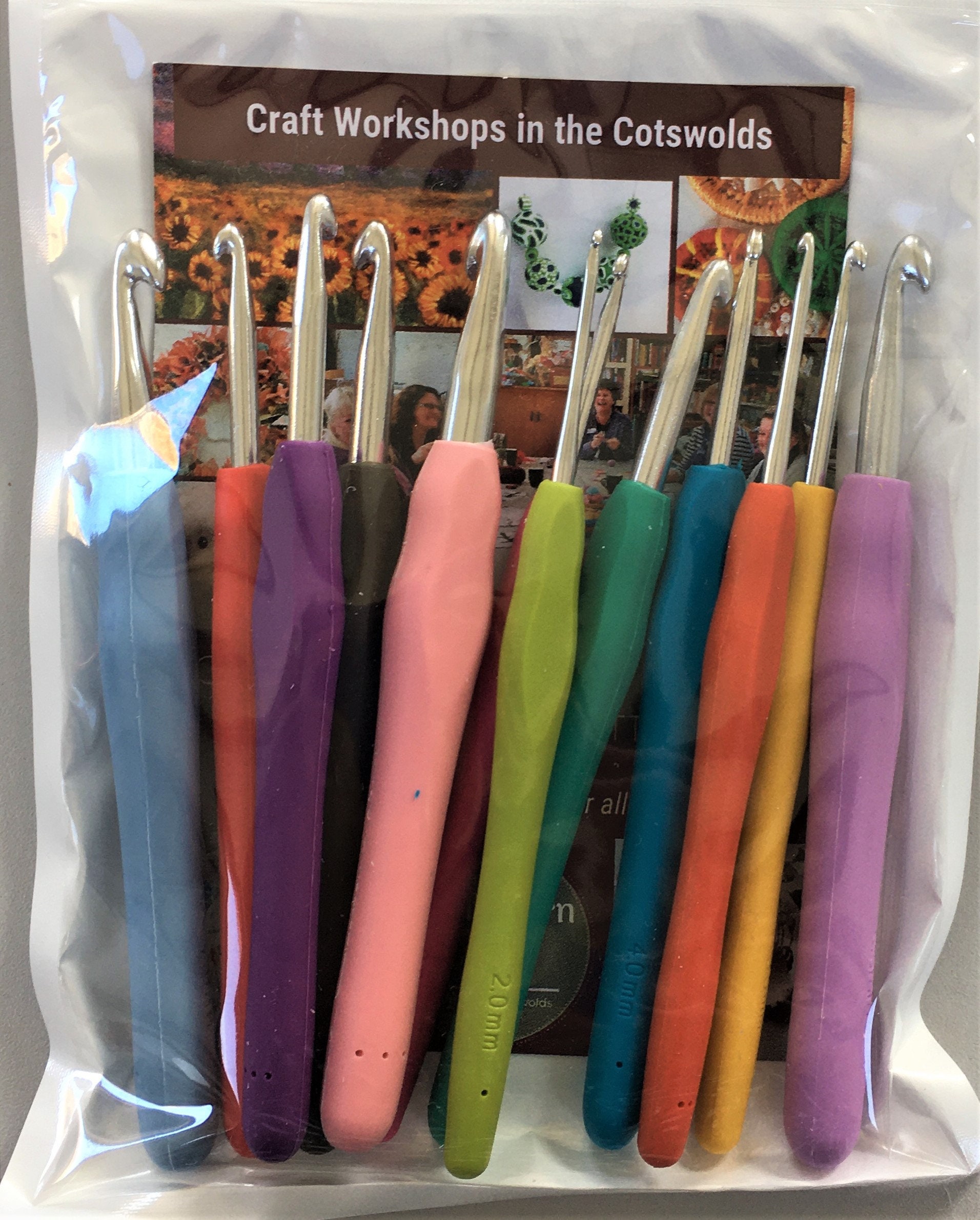 Set of 12 Easy Grip Crochet Hooks 2mm 8mm Etsy