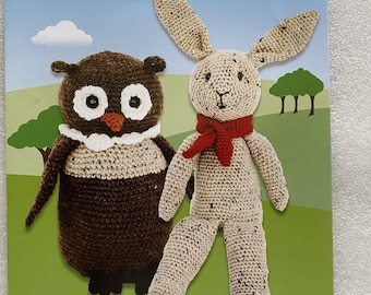 Harry Hare & Olive Owl Crochet Pattern: Stylecraft Woodland Toys (Amigurumi)