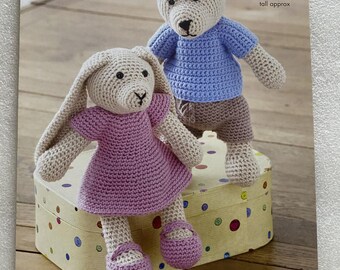 Crochet Amigurumi Pattern: King Cole Bear & Rabbit